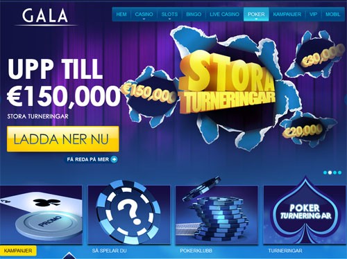 screenshot webbsida gala.se