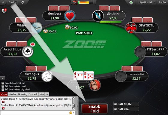 Skärmbild från Zoom Pokert